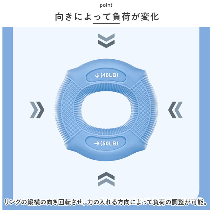 ハンドグリップ 握力 通販 握力トレーニング 筋トレ 筋トレグッズ トレーニング リング型 シリコン 滑りにくい コンパクト 握力強化 指 エクササイズ | BACKYARD FAMILY | 10