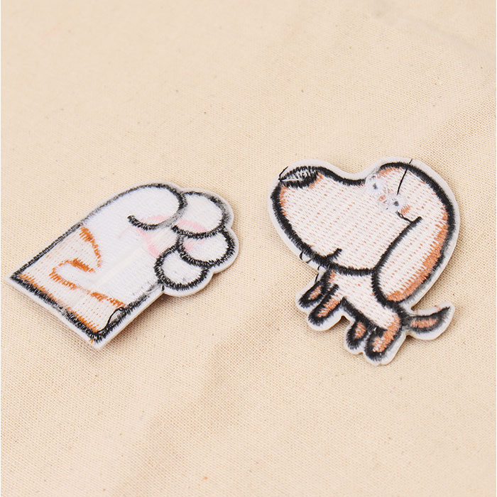 ワッペン アイロン 犬 通販 アップリケ 刺繍ワッペン 刺繍アップリケ 刺繍 大きい おしゃれ 動物 かわいい ワンポイント 大きめ 可愛い 手芸材料 ワッペン |  | 07