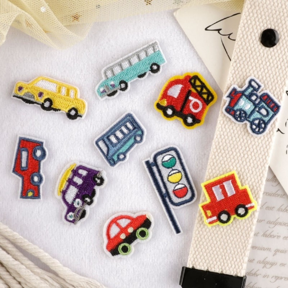 刺繍 ワッペン アイロン 通販 アップリケ 刺繍ワッペン 刺繍アップリケ 乗り物 小さい おしゃれ のりもの かわいい ワンポイント 小さめ 可愛い 手芸材料 刺繍 |  | 01
