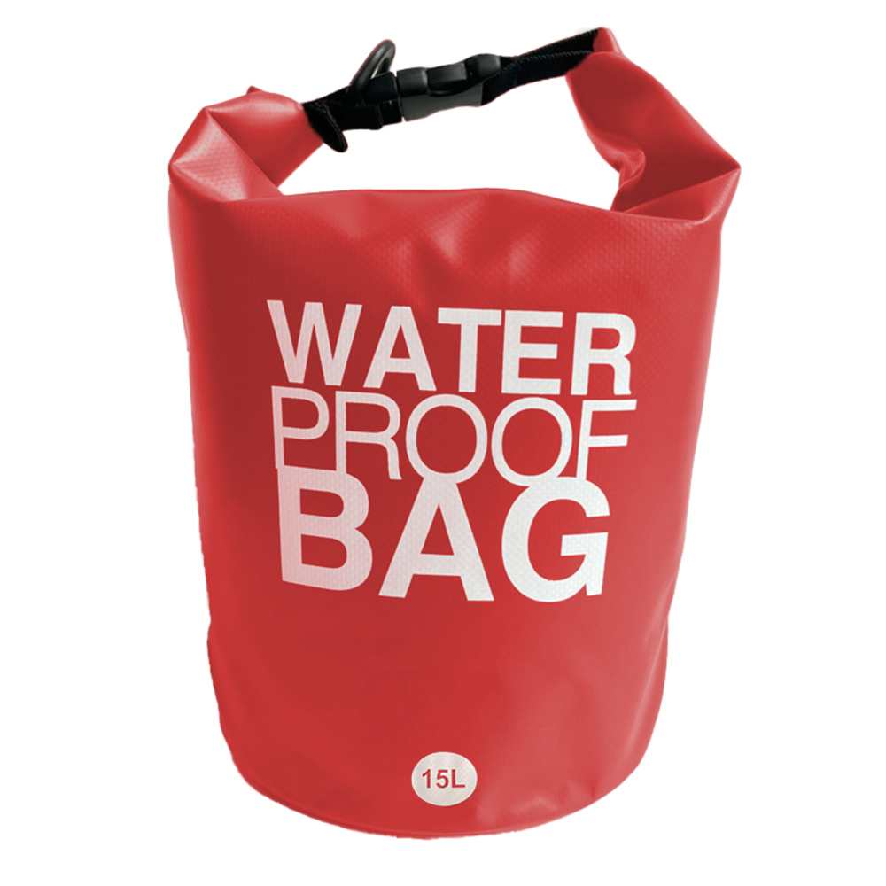 防水バッグ 海水浴 通販 15L ドライバッグ 防水ケース 防水ポーチ バック プールバック 小物 耐久 防水 アウトドア キャンプ スイミング スポーツ 防水バッグ | ブランド登録なし | 01