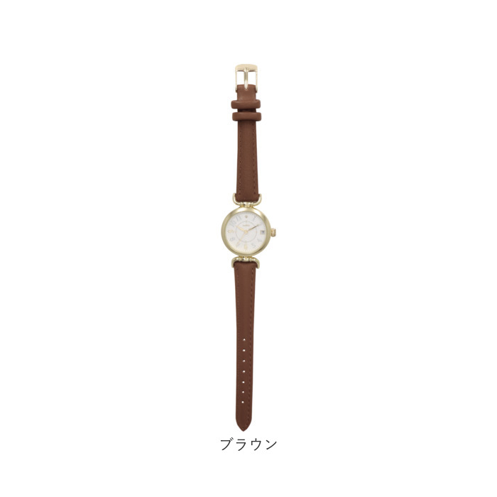腕時計 レディース かわいい 通販 アイバニー フィールドワーク YM001 時計 リストウォッチ 日本製ムーブメント 合皮ベルト 革ベルト PUレザーベルト 日付｜backyard｜18