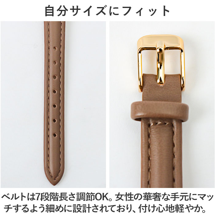 腕時計 レディース かわいい 通販 アイバニー フィールドワーク YM001 時計 リストウォッチ 日本製ムーブメント 合皮ベルト 革ベルト PUレザーベルト 腕時計 | field work | 12
