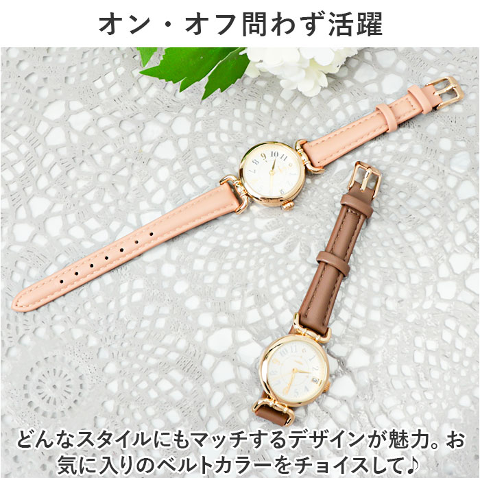 腕時計 レディース かわいい 通販 アイバニー フィールドワーク YM001 時計 リストウォッチ 日本製ムーブメント 合皮ベルト 革ベルト PUレザーベルト 腕時計 | field work | 14