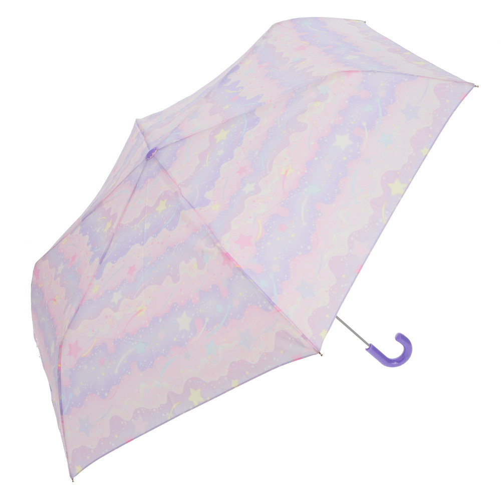 折りたたみ傘 子供用 女の子 通販 55 センチ cm 折り畳み傘 おしゃれ かわいい コンパクト こども 子ども 手開き 小学生 3段式 軽量 ガールズ 折りたたみ傘 | ブランド登録なし | 04