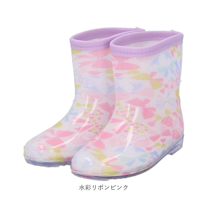 レインブーツ キッズ 女の子 通販 長靴 レインシューズ おしゃれ かわいい 子供用 こども 子ども 雨靴 長ぐつ ながぐつ 低学年 園児 女児 ガールズ レインブーツ | ブランド登録なし | 17