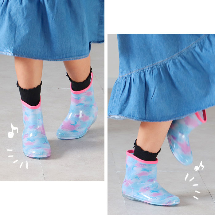 レインブーツ キッズ 女の子 通販 長靴 レインシューズ おしゃれ かわいい 子供用 こども 子ども 雨靴 長ぐつ ながぐつ 低学年 園児 女児 ガールズ レインブーツ | ブランド登録なし | 06