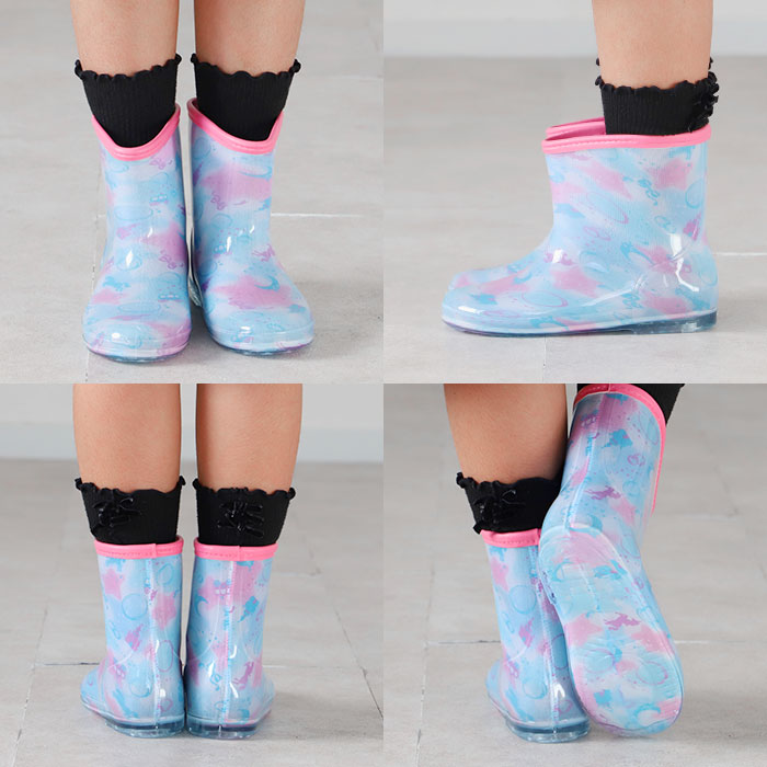 レインブーツ キッズ 女の子 通販 長靴 レインシューズ おしゃれ かわいい 子供用 こども 子ども 雨靴 長ぐつ ながぐつ 低学年 園児 女児 ガールズ レインブーツ | ブランド登録なし | 13
