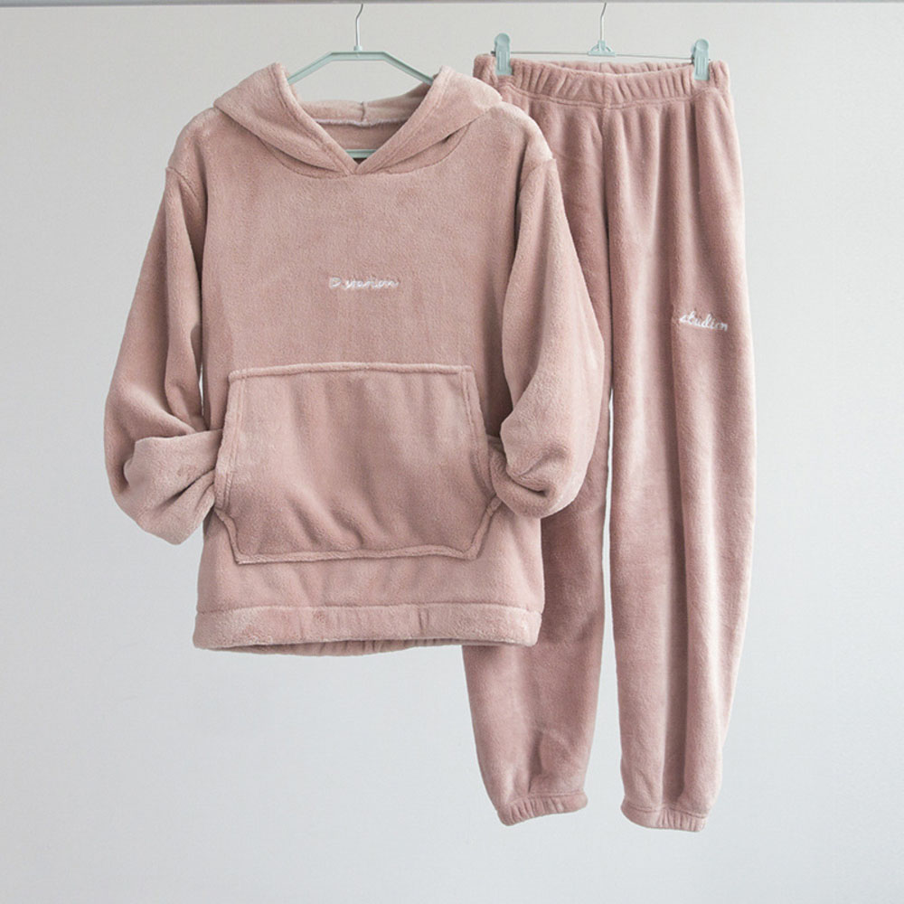 ルームウェア もこもこ 通販 パジャマ 部屋着 ナイトウェア 寝巻き パーカー フード フーディー フーディ 上下セット 室内着 ホームウェア 暖かい ルームウェア |  | 02