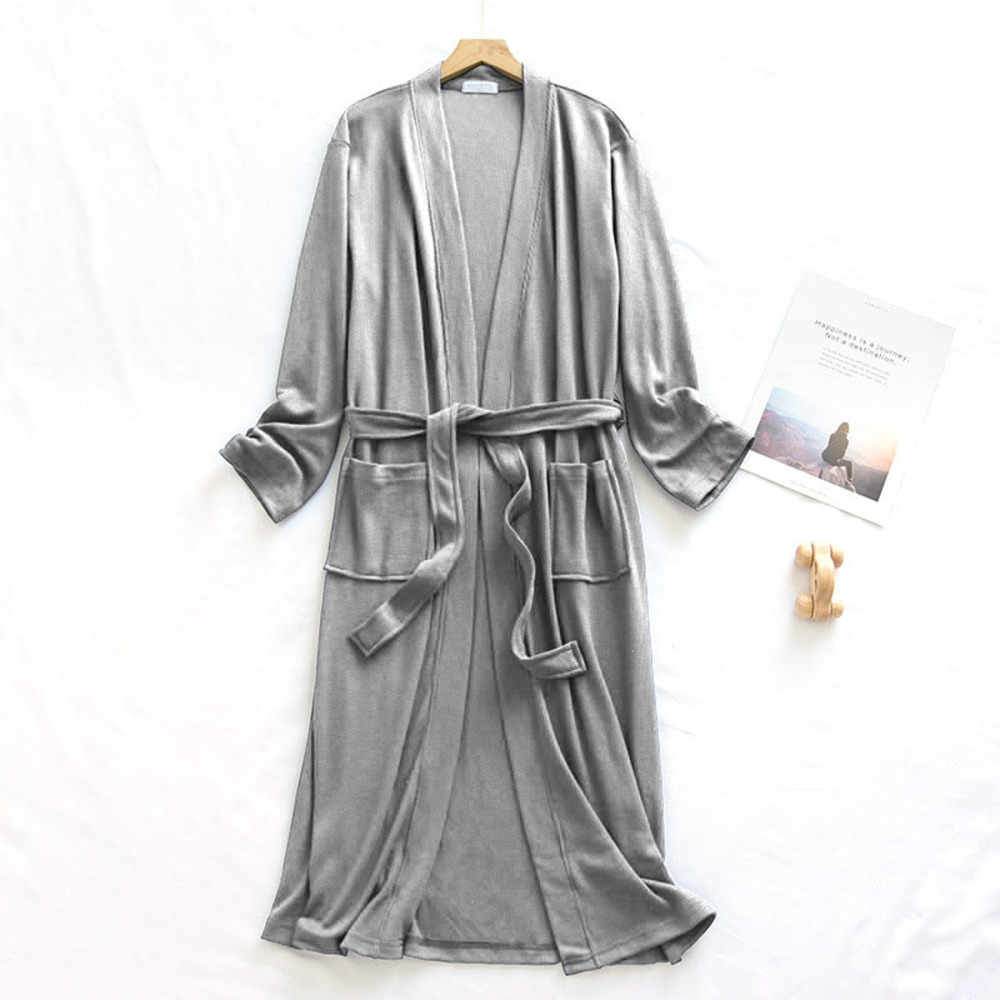 バスローブ ルームウェア 長袖 通販 ガウン ナイトガウン 部屋着 パジャマ 羽織 羽織り 薄手 レディース メンズ ユニセックス 薄い 吸水性 バスローブ | BACKYARD FAMILY | 04