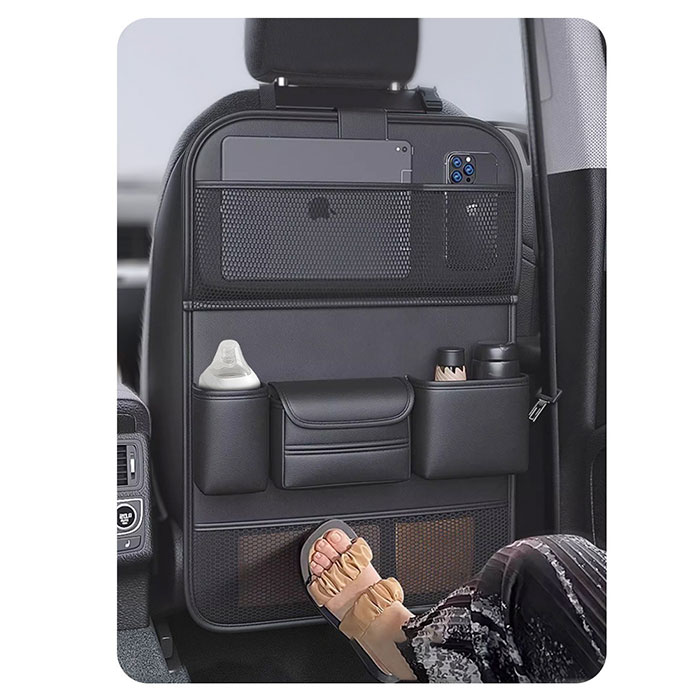 車用 収納ポケット 後部座席 通販 シートバックポケット 後部座席用 カー用品 後部座席収納 汚れ防止 大容量 ドリンクホルダー 折り畳みテーブル 車用 |  | 16