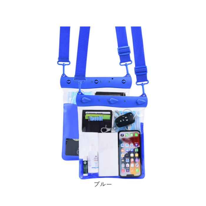 携帯ケース 防水 通販 防水ケース スマホ スマホ防水ケース 防水カバー 防水携帯ケース 防水サコッシュ 携帯電話 ショルダーポーチ タッチ可 | BACKYARD FAMILY | 22