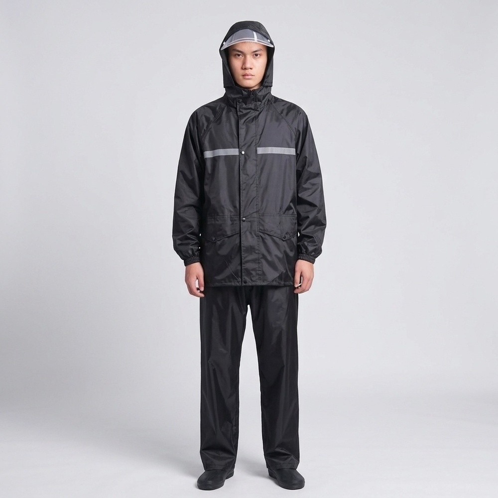 レインウェア 上下セット 通販 レインコート メンズ レインスーツ 自転車 カッパ 雨合羽 雨具 通学 通勤 おしゃれ アウトドア レジャー 梅雨 レインウェア | BACKYARD FAMILY | 01