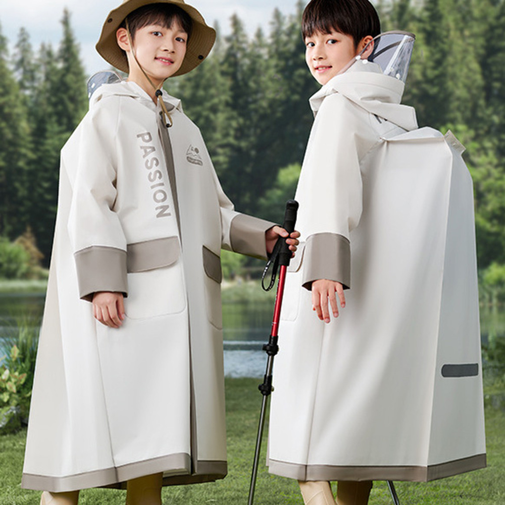 レインコート ランドセル対応 通販 キッズ 子供 男の子 女の子 カッパ 雨合羽 小学生 レインウェア レインポンチョ 雨具 梅雨 収納バッグ付き レインコート | BACKYARD FAMILY | 02