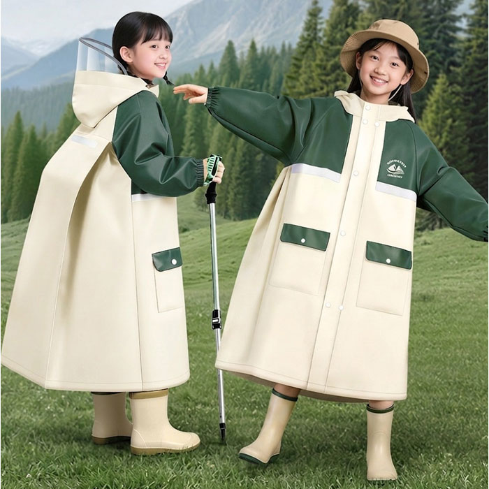 レインコート キッズ 子供 通販 ランドセル対応 カッパ 雨合羽 男の子 女の子 レインポンチョ 小学生 レインウェア レイングッズ 自転車 雨具 | BACKYARD FAMILY | 05