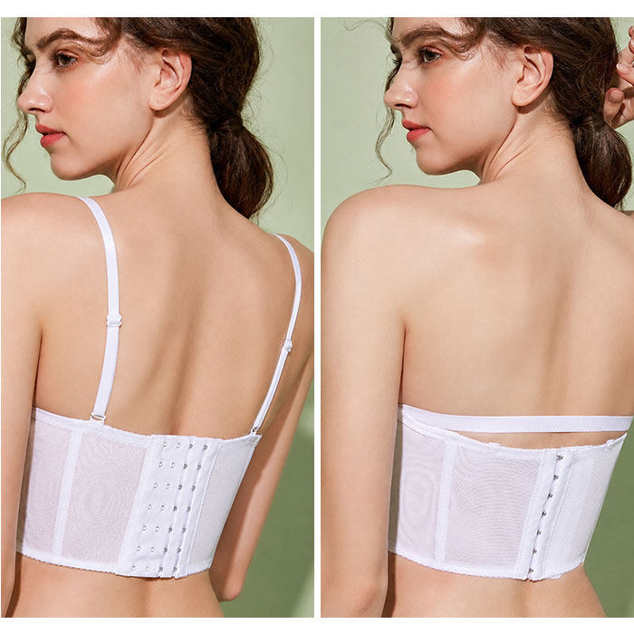 ウエディングドレス用インナー 通販 ストラップレスブラ 補正下着 フロントホック ウェディング小物 ブラジャー ドレス用 | BACKYARD FAMILY | 05
