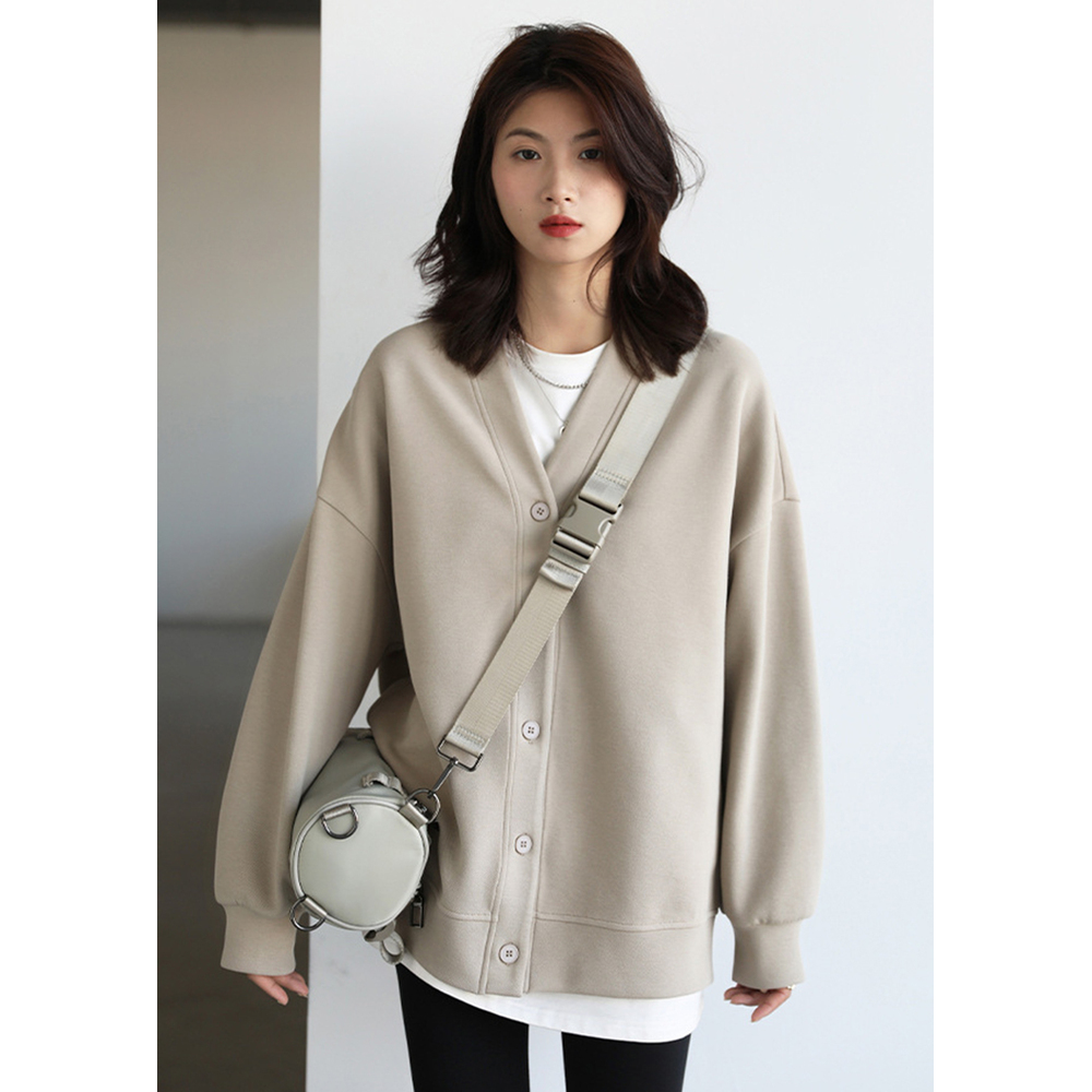 カーディガン レディース シンプル 通販 カーデガン レディースカーディガン カーデ 羽織 羽織り 長袖 羽織もの 上着 うわぎ ゆったり カーディガン | BACKYARD FAMILY | 01