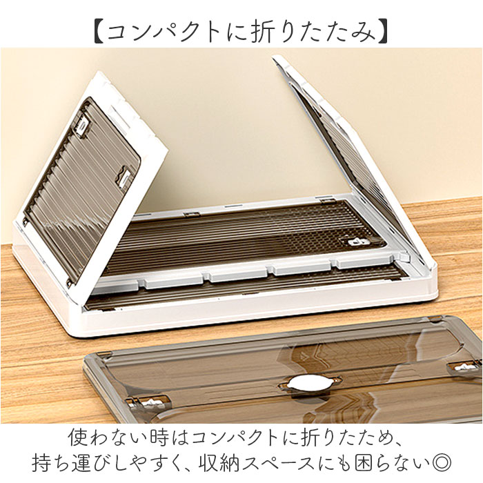 【3個セット】大容量 折り畳み 収納ボックス 衣装ケース キャスター付 Rocotto（ロコット） 【3個セット】収納ボックス 折りたたみ コンテナ