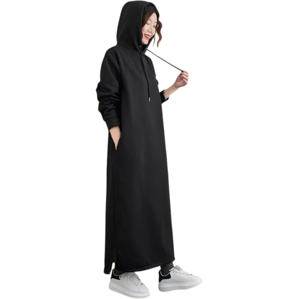 レディース ワンピース 長袖 パーカーワンピース 通販 ロング ロング丈 ロングワンピ マキシワンピース マキシ丈 マキシ カジュアル きれいめ レディース |  | 02