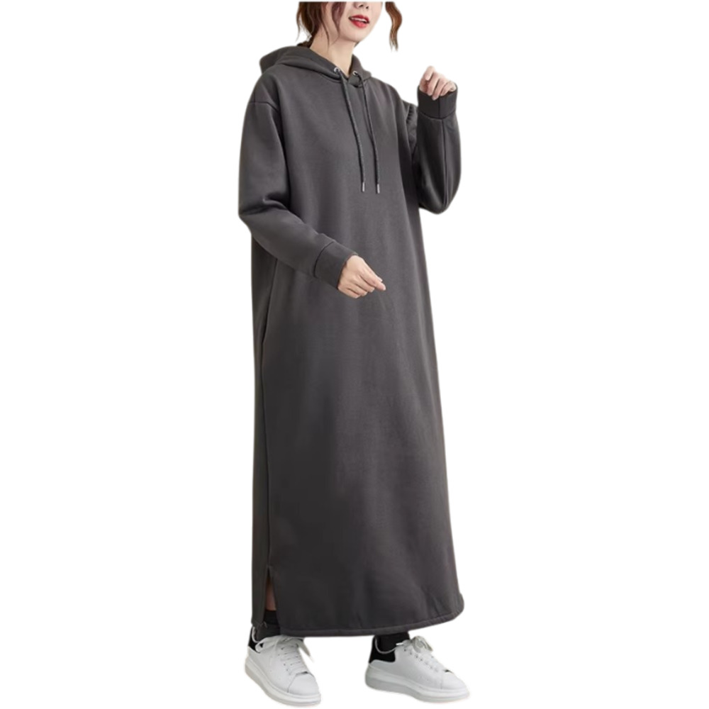 レディース ワンピース 長袖 パーカーワンピース 通販 ロング ロング丈 ロングワンピ マキシワンピース マキシ丈 マキシ カジュアル きれいめ レディース |  | 03