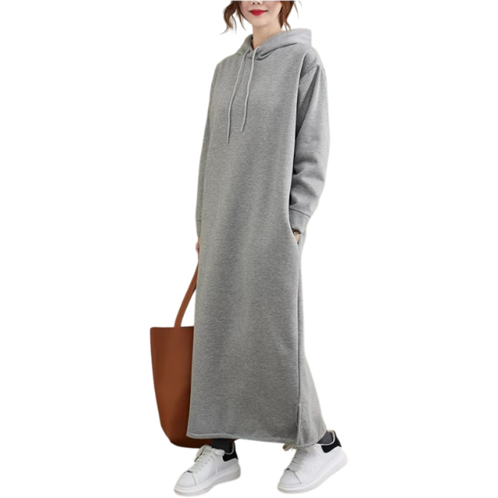 レディース ワンピース 長袖 パーカーワンピース 通販 ロング ロング丈 ロングワンピ マキシワンピース マキシ丈 マキシ カジュアル きれいめ レディース |  | 04