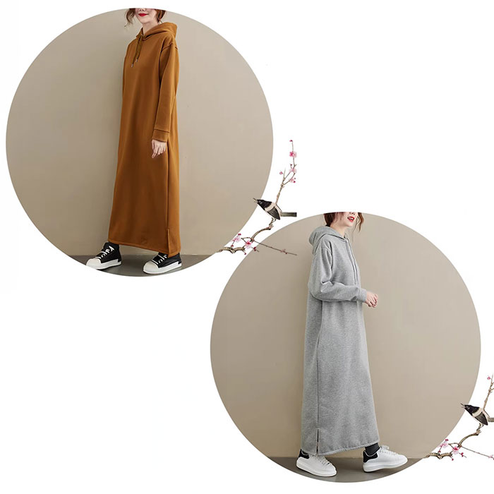 レディース ワンピース 長袖 パーカーワンピース 通販 ロング ロング丈 ロングワンピ マキシワンピース マキシ丈 マキシ カジュアル きれいめ レディース |  | 15