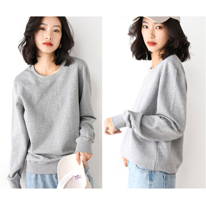 薄手 トレーナー レディース 通販 スウェット プルオーバー トップス 長袖 春 春秋 秋 冬 ルームウェア 部屋着 無地 メンズ スポーツ おしゃれ 薄手 |  | 12