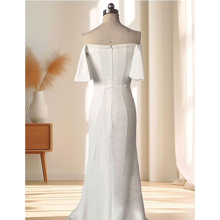 ウェディングドレス マーメイド オフショルダー 通販 ウエディングドレス ブライダルドレス ドレス レディース トレーン パーティドレス  ウェディングドレス | BACKYARD FAMILY | 10