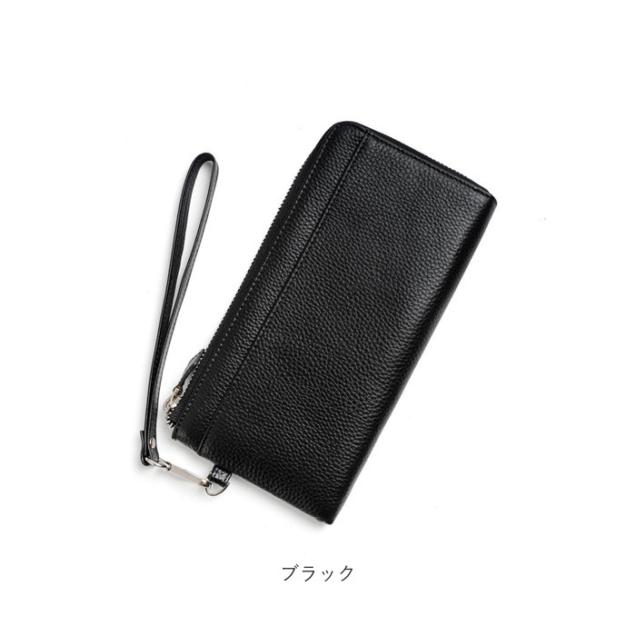 今月限定 スティングレイ 長財布 ストラップ付き 本革 キャビア加工 今月限定 スティングレイ 長財布 ストラップ付き 本革 キャビア加工