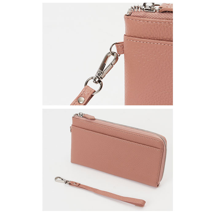 本革 長財布 ストラップ付き 通販 RFID スキミング防止 レザー 財布 お財布 ウォレット カードホルダー ロングウォレット さいふ 大容量 カード お札入れ 本革 | ブランド登録なし | 06