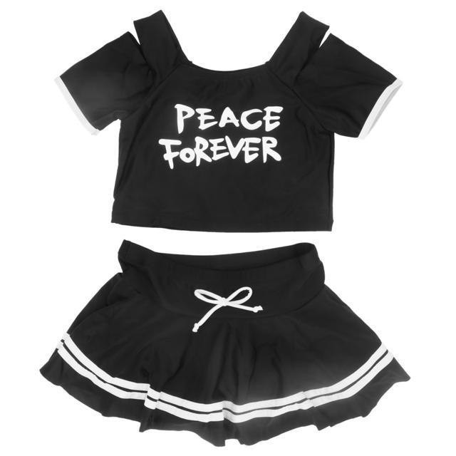 水着 通販水着 女の子 セパレート 幼稚園 保育園 小学生 おしゃれ かわいい プール 海水浴 子供水着 子ども水着 キッズ ジュニア M 90 L 100 XL 110 2XL 水着 | ブランド登録なし | 02