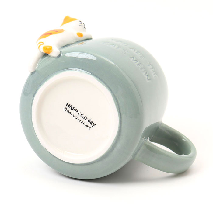 マグカップ オシャレ かわいい 通販 つめとぎマグ コップ マグ まぐ コーヒーカップ カップ かわいい猫 ネコ ねこ 300ml つめとぎ 爪痕 HAPPY cat マグカップ | BACKYARD FAMILY | 10