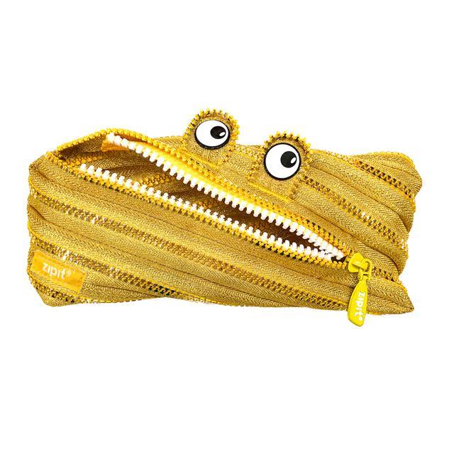 ペンケース おしゃれ 女子 通販 中学 高校 トロイカ モンスターペンケース レインボーティース 筆箱 ポーチ 小物入れ ゴールド マルチカラー ペンケース |  | 02