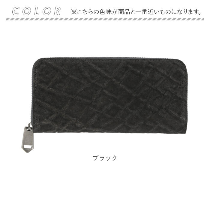 財布 メンズ 長財布 通販 ZOO ZLW-104 ズー 象革 阿波松煙墨染め ロングウォレット 長サイフ なが財布 ラウンドファスナー サイフ 象革財布 革 本革｜backyard｜14