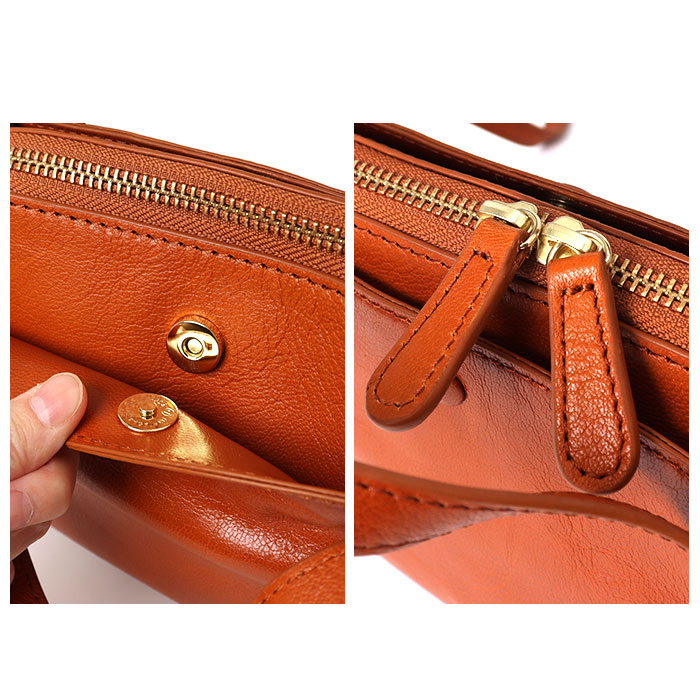 ズッケロ バッグ ハンドバッグ トートバッグ 2WAY ゴートレザー 通販