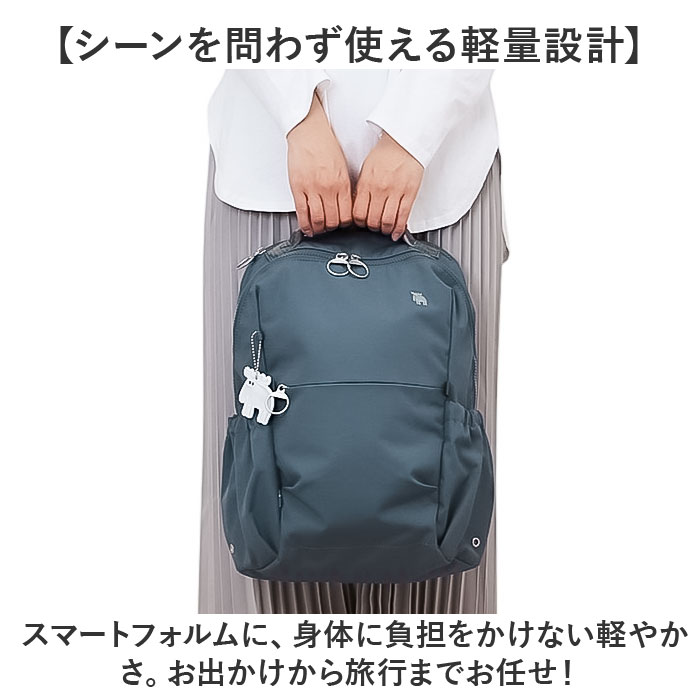 moz モズ バックパック 撥水 zzrk-02 通販 リュック リュックサック デイパック はっ水 軽い 軽量 大きく開く 出し入れしやすい 見やすい PC ポケット | moz | 07