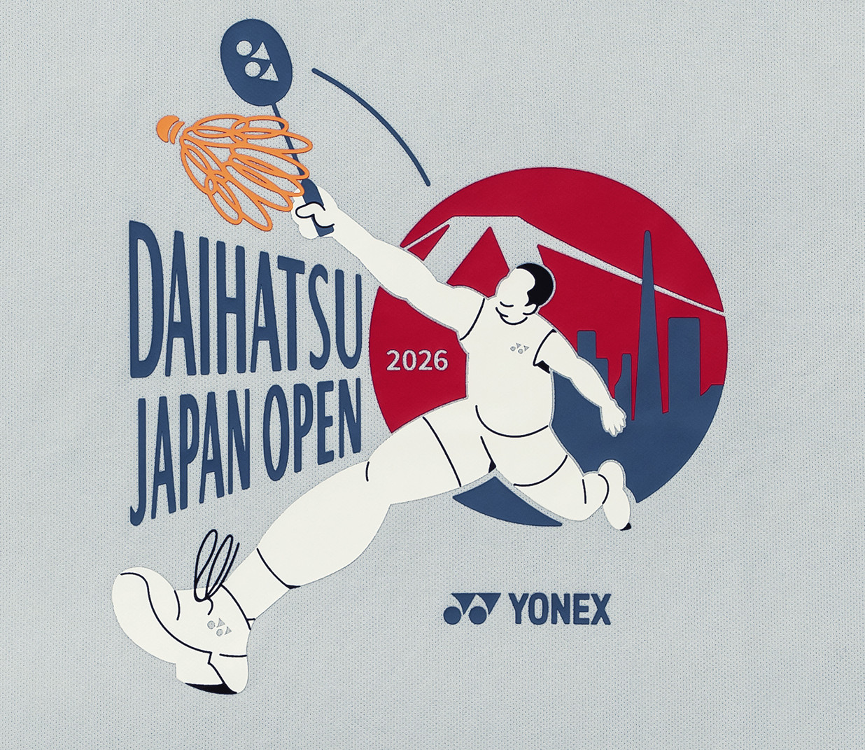 YONEX（ヨネックス） 限定Tシャツ ダイハツジャパンオープン2026 大会