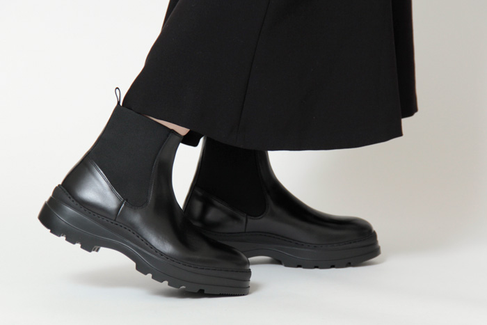 PELLICO SUNNY◇LASALLE/サイドゴアブーツ/36/ブラック/レザー/PM21