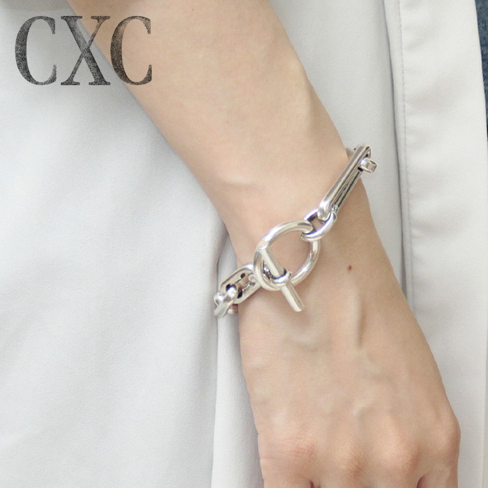 CXC シーエックスシーブレスレット チェーン レディース シルバー B0103 MET