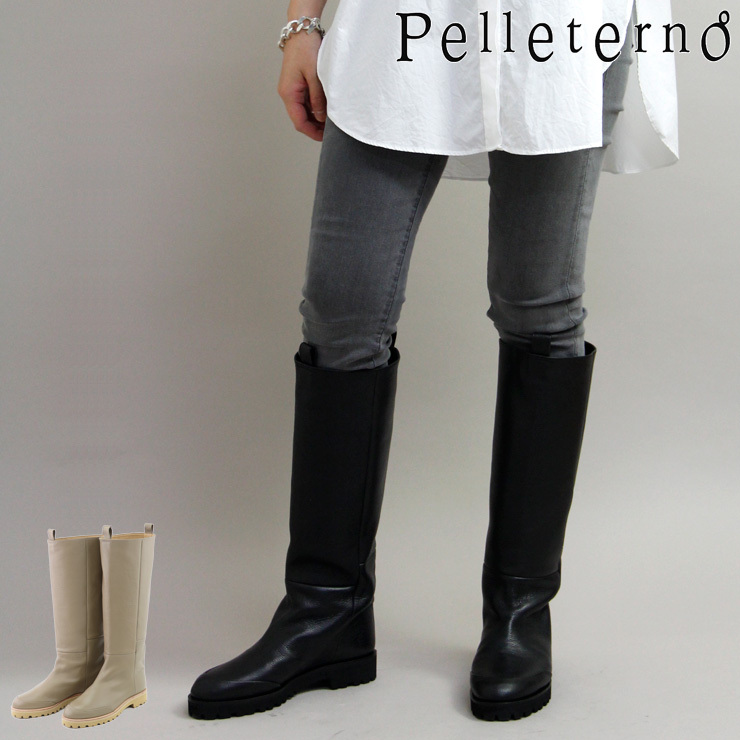 40％OFFセール / ペレテルノ ブーツ pelleterno ロングブーツ