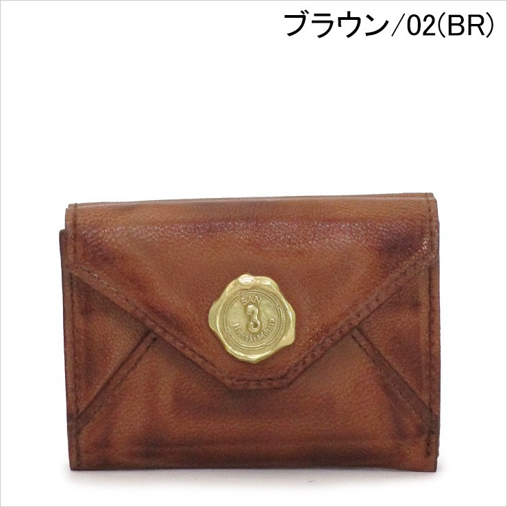 san hideaki mihara サンヒデアキミハラ 財布 三つ折財布 ミニ財布 コンパクト 本革 レディース メンズ smo-mgn smo-dvc