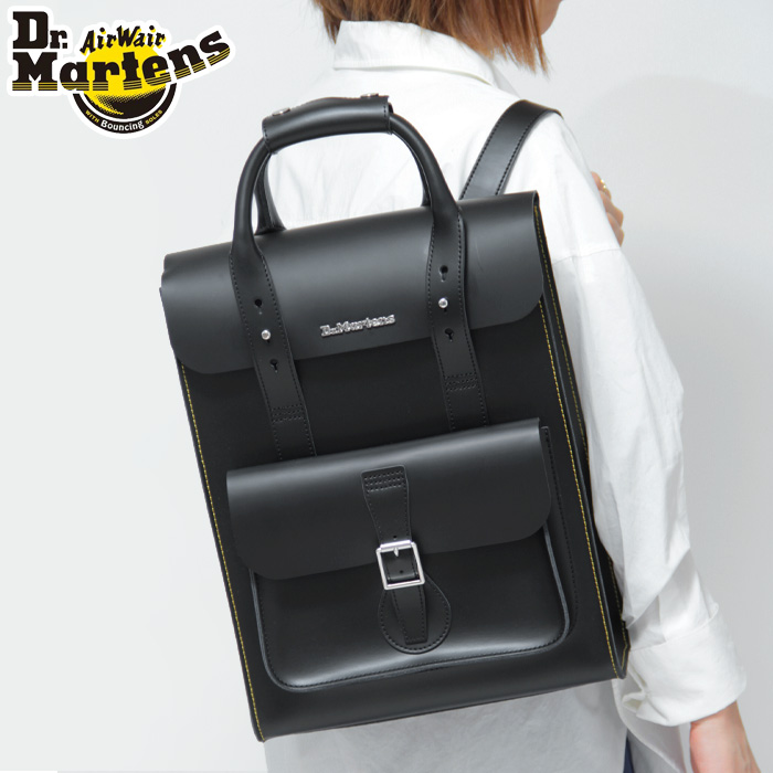 正規品 / ドクターマーチン Dr.Martens リュック AC989003 レザー バックパック SMALL LEATHER BACKPACKS A4 縦入れ ユニセックス レディース メンズ バッグ｜bag-danjo