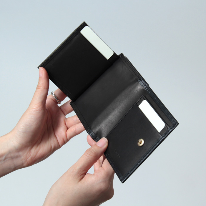 pomtata 財布 ポンタタ コンパクト財布 折り財布 がま口 本革 ソフトレザー レディース p2604 GAB FOLD WALLET  0123-1543