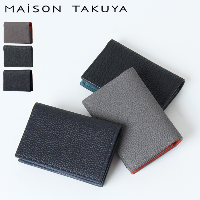 MAISON TAKUYA メゾンタクヤ 財布 二つ折り財布 Compact Wallet w