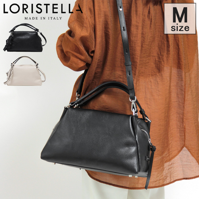 ロリステッラ LORISTELLA バッグ レザー ショルダー 2way 斜めがけ 本 
