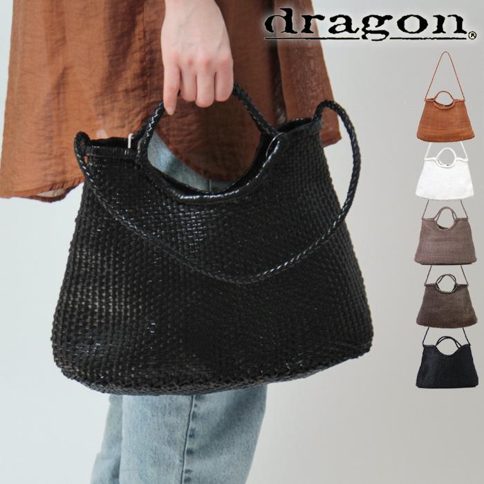 正規品 / ドラゴン バッグ dragon diffusion レザー メッシュバッグ 2way 肩がけ MADAME MYRIAM 本革 トートバッグ ショルダーバッグ レディース 8920｜bag-danjo