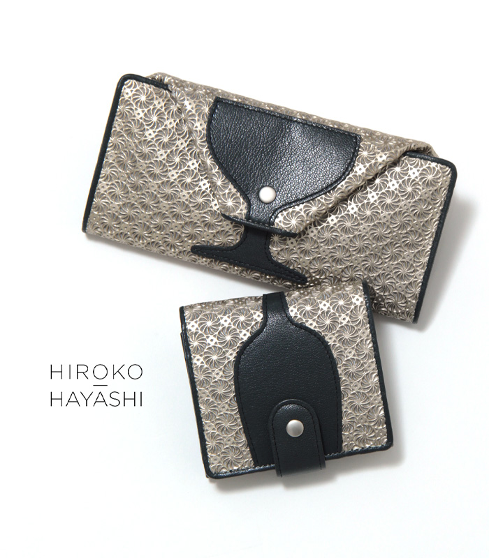 HIROKO HAYASHI 財布 ヒロコハヤシ ミニ財布 二つ折り財布 薄型 ジラソーレ グラール GIRASOLE GRAAL 本革 LIMITED EDITION ホリデーシーズン限定 711-07528｜bag-danjo｜02