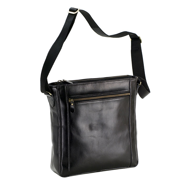 ショルダーバッグ メンズ 本革 B5 斜めがけ 縦型 ブランド SADLLE