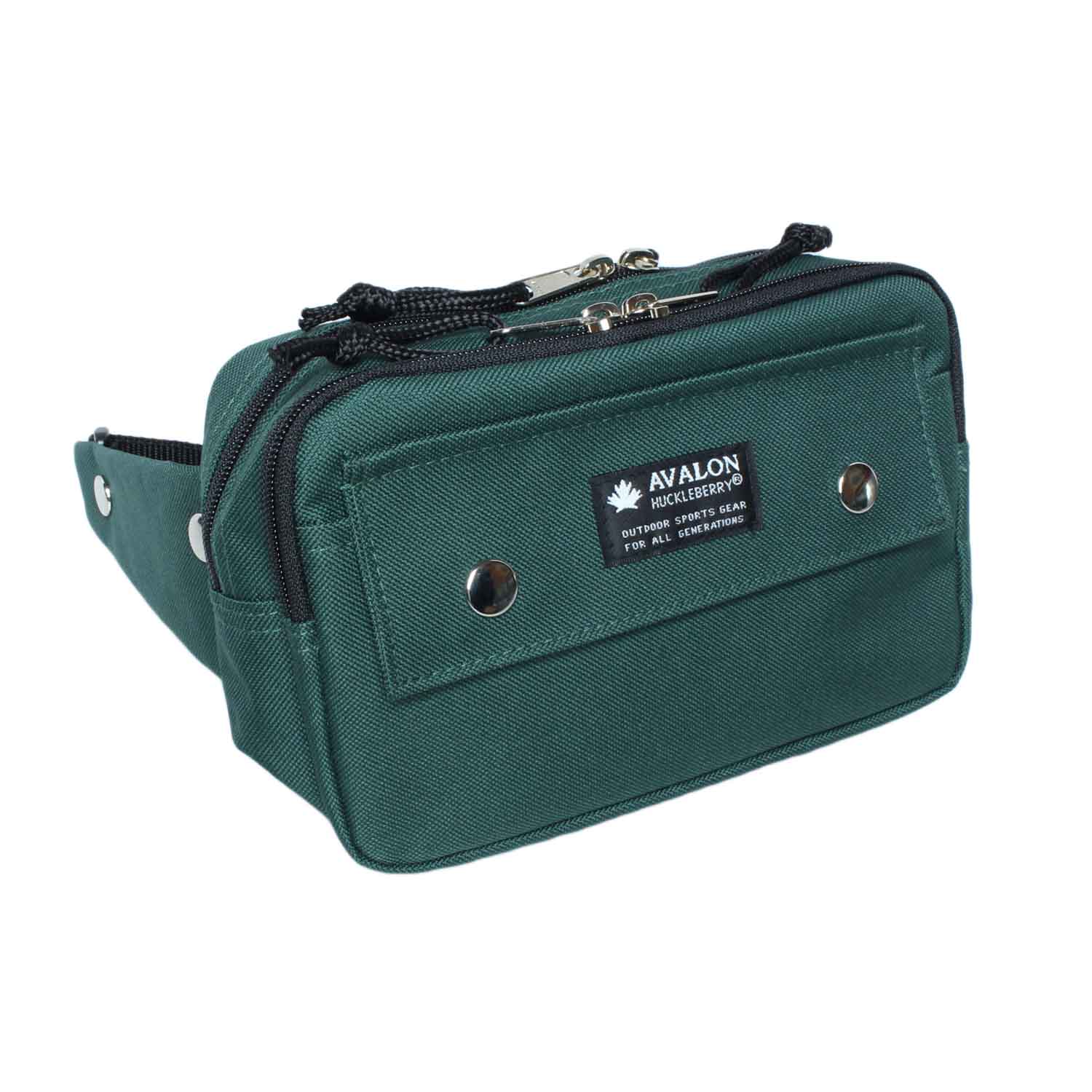 ウエストポーチ 角型 バッグ 盗難防止 二重ロック構造 ブランド AVALON アバロン 7002 本体2室 前ポケット付き 集金 旅行 お出掛け お散歩 | AVALON | 03