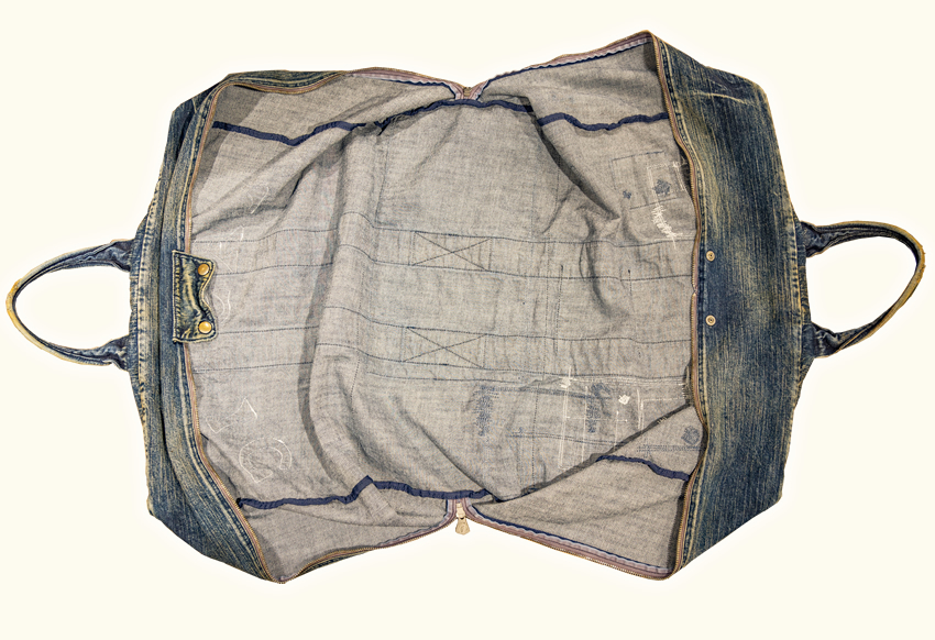 未使用級 1425 PORTER ディーパー ボストンバッグ A4 デニム PORTER CLASSIC, VINTAGE DENIM BAG M (NEW) | Pur