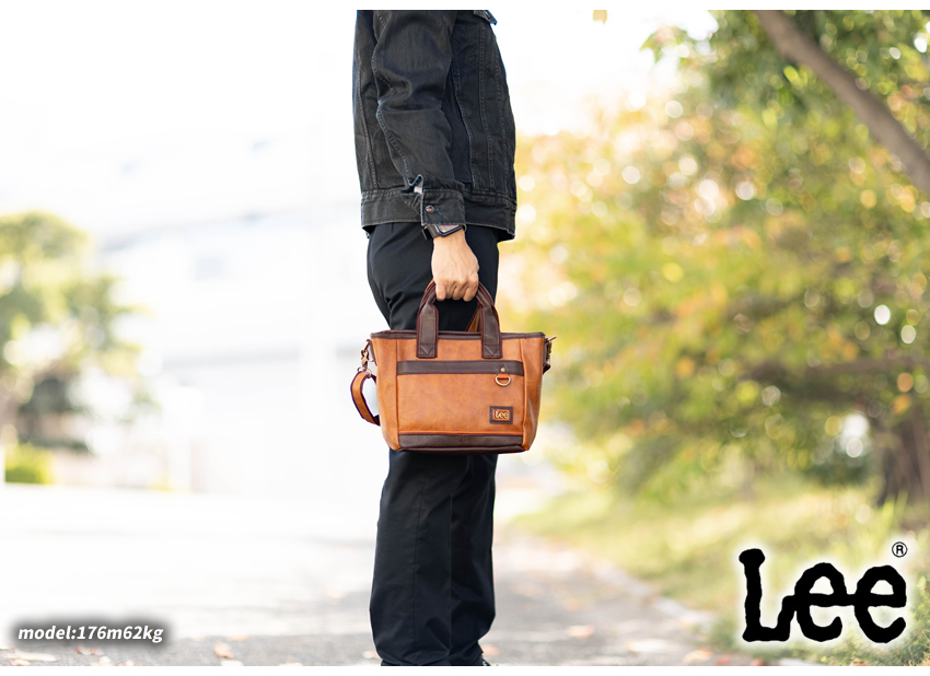  Lee バッグ トートバッグ ミニ 2WAY ショルダーバッグ 手提げ メンズ 軽量 Lee インフィニティ2 320-3156